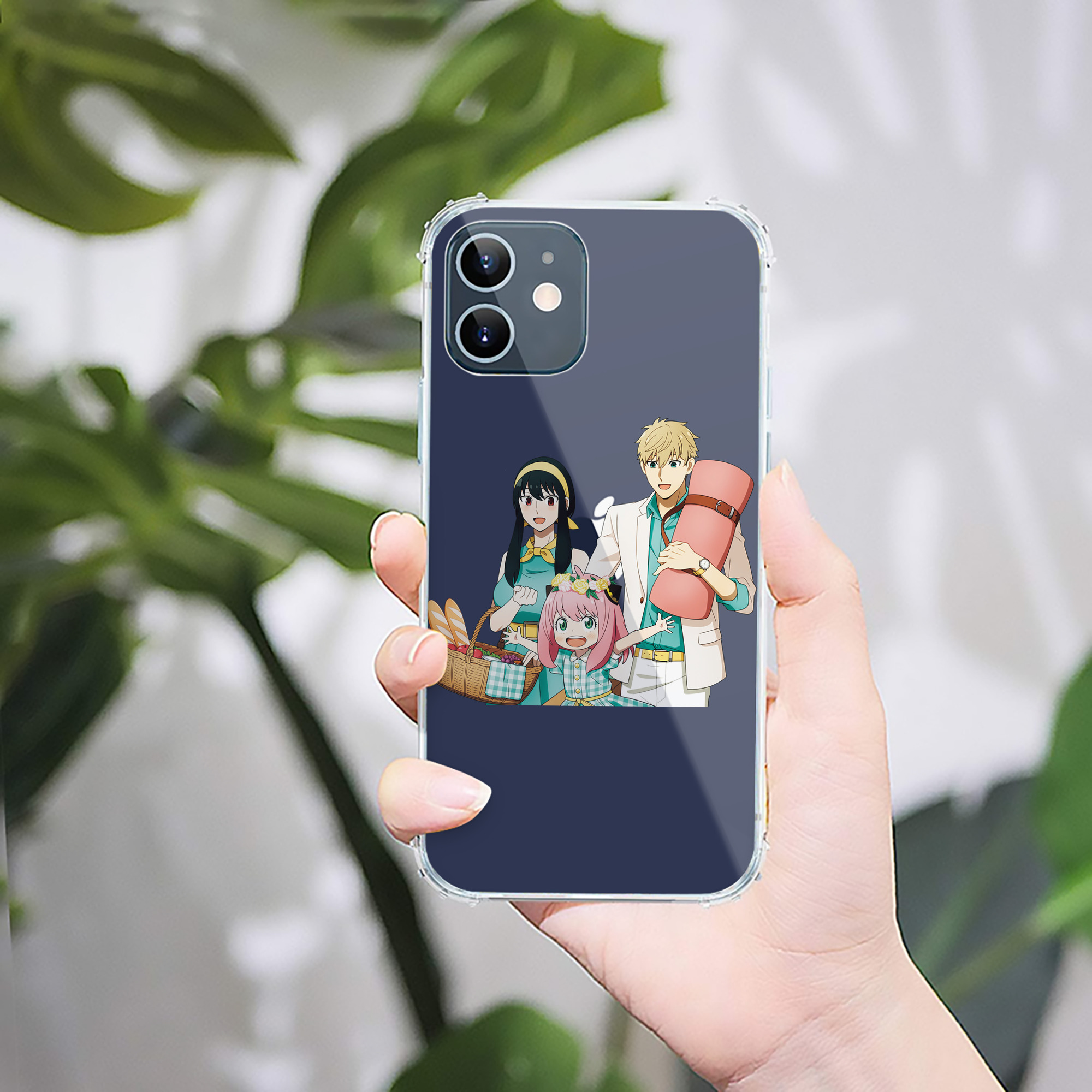 （画像用） SPY×FAMILY间谍家家酒 【iPhone 12シリーズ対応】透明スマホケース（クリアソフトケース）